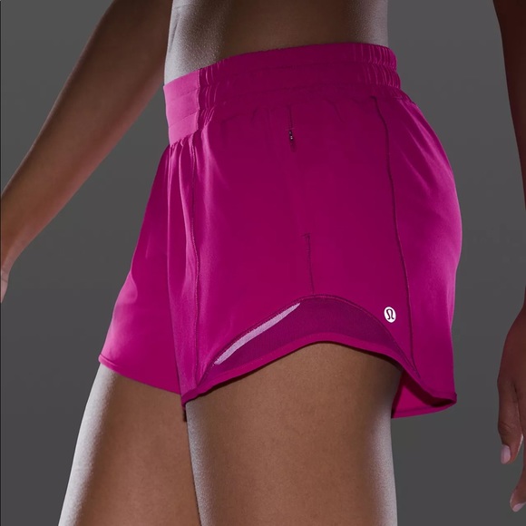 Lululemon hotty hot long 4” ripened raspberry - Picture 10 of 11